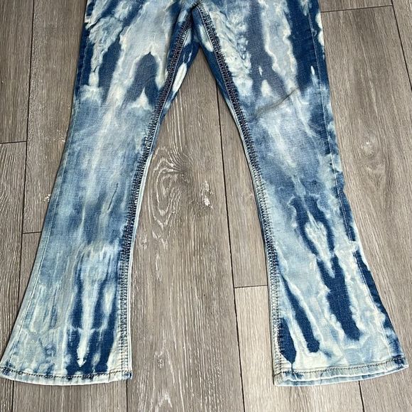 Seven Bleach Washed Rocker Slim Stretch Jeans - Picture 13 of 17